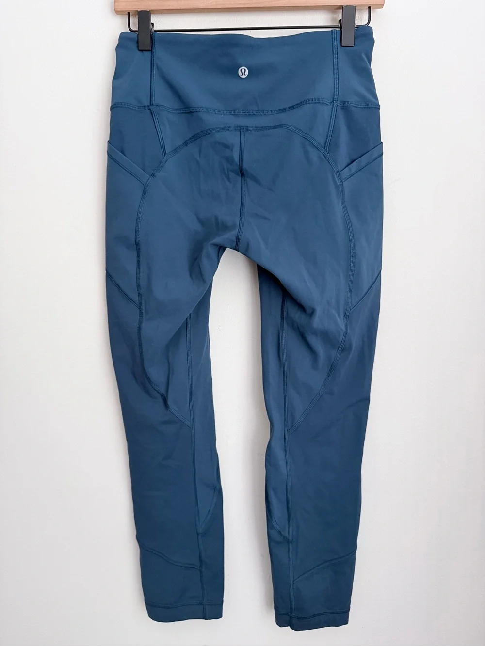 Lululemon All The Right Places Blue Leggings 8